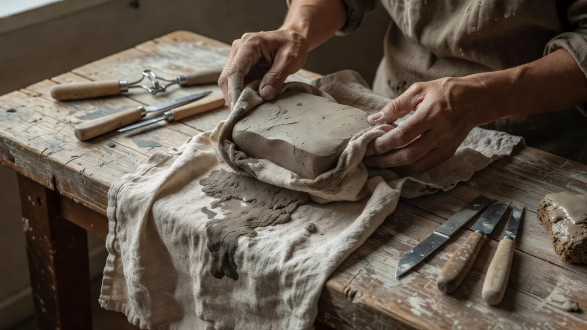 Comment bien conserver son argile poterie pour qu'elle ne sèche pas