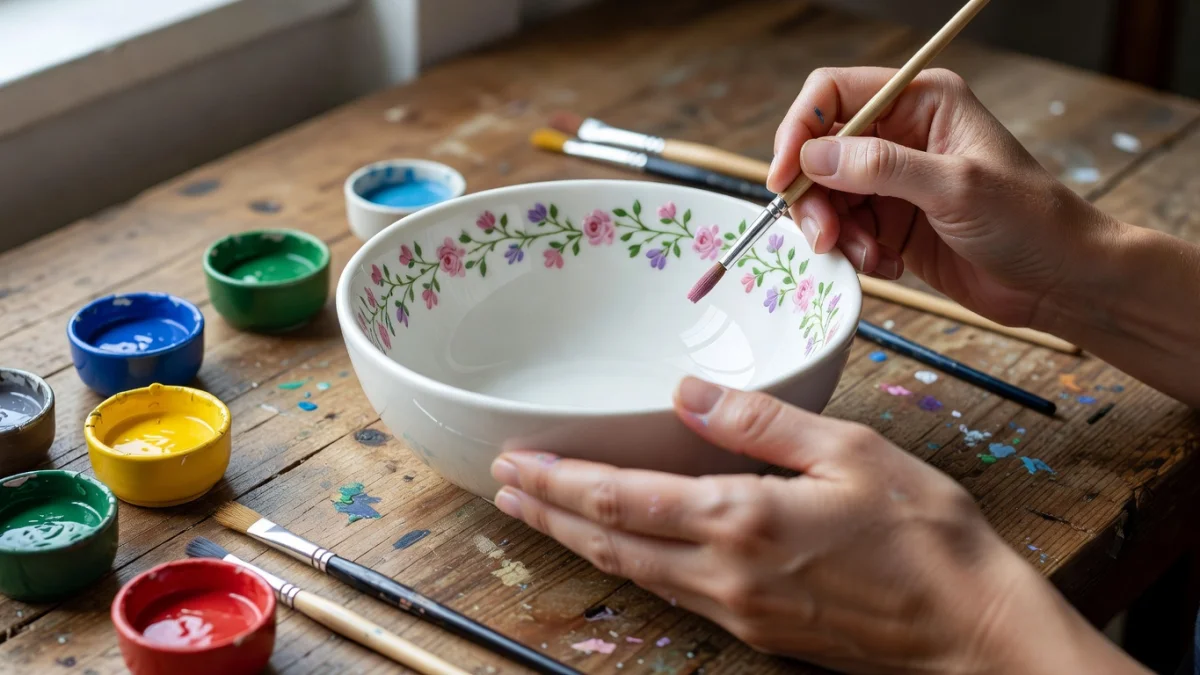 Comment peindre sa céramique : techniques et matériaux pour un beau résultat