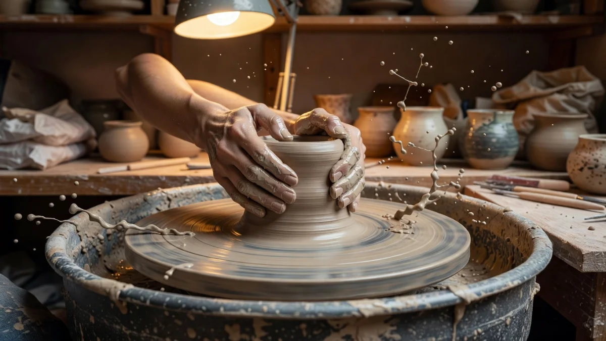 Comment utiliser un tour de poterie quand on débute absolument de zéro